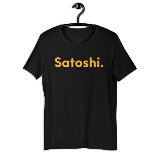 black Satoshi T-shirt