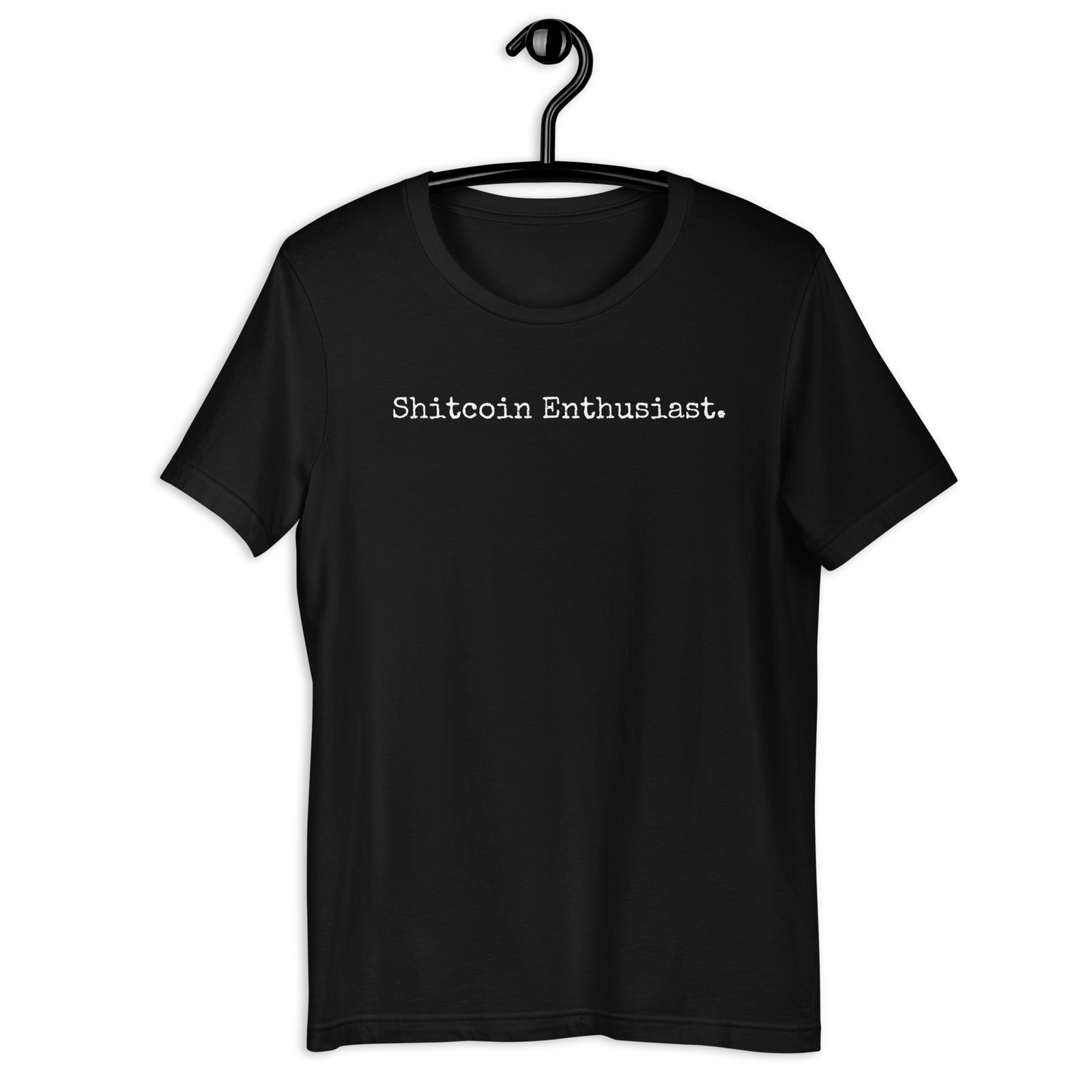 Black Shitcoin Enthusiast T-Shirt