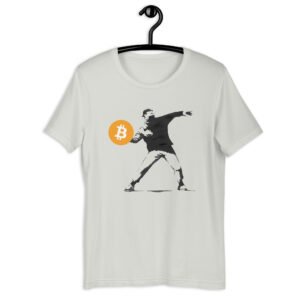 Silver Bitcoin Revolutionary T-Shirt