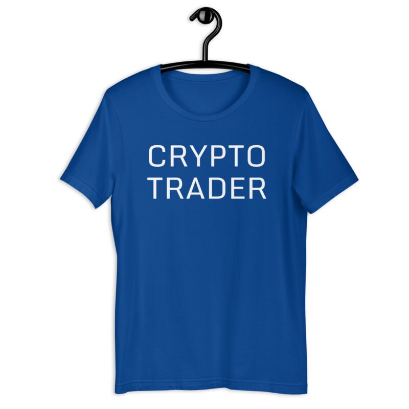 blue royal Crypto Trader T-shirt