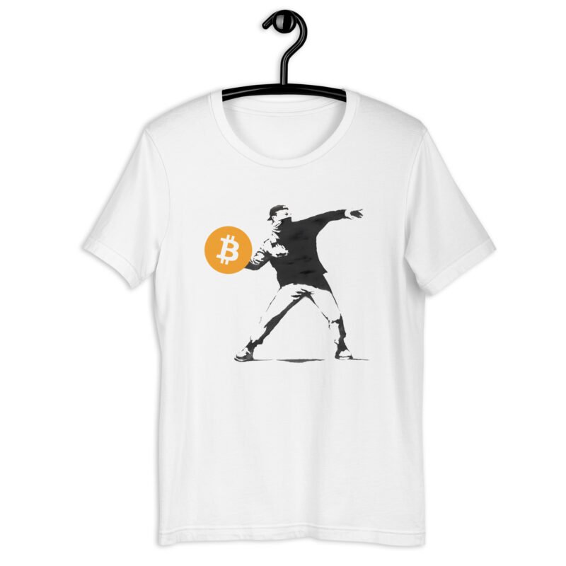 White Bitcoin Revolutionary T-Shirt