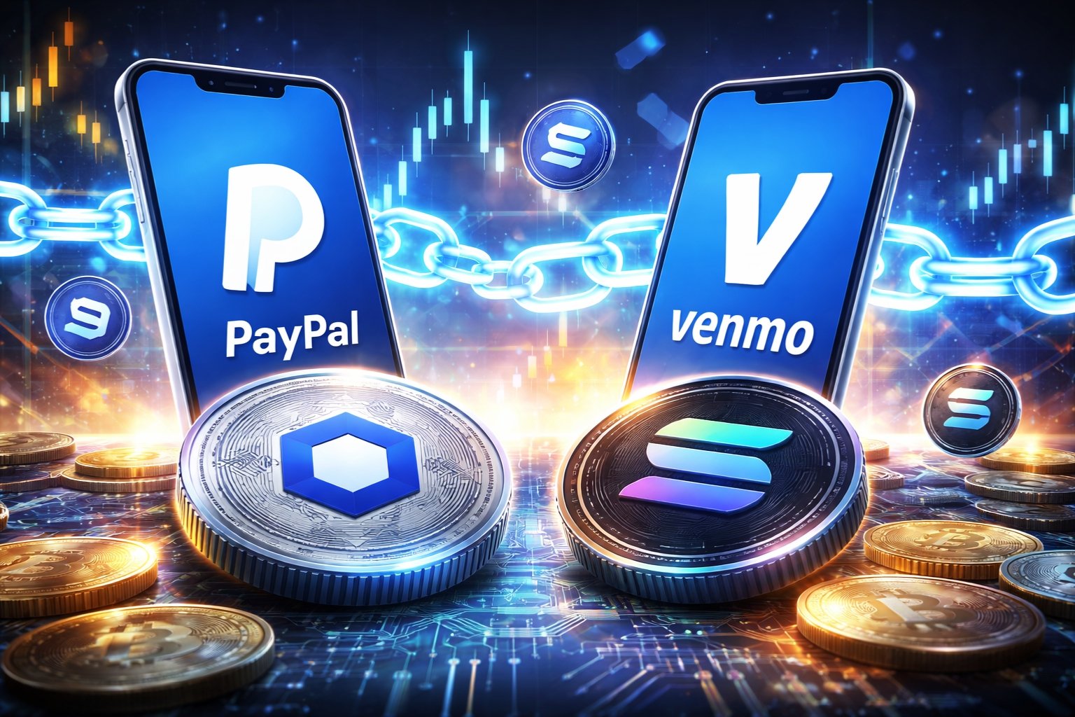 PayPal and Venmo Add Chainlink and Solana